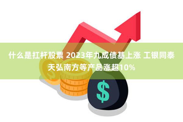 什么是扛杆股票 2023年九成债基上涨 工银同泰天弘南方等产品涨超10%