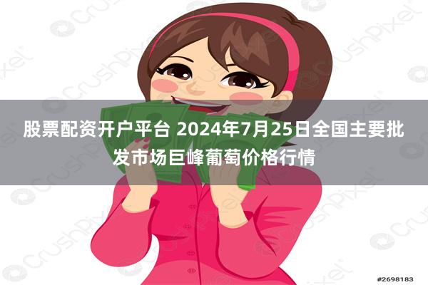 股票配资开户平台 2024年7月25日全国主要批发市场巨峰葡萄价格行情