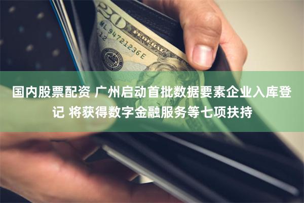 国内股票配资 广州启动首批数据要素企业入库登记 将获得数字金