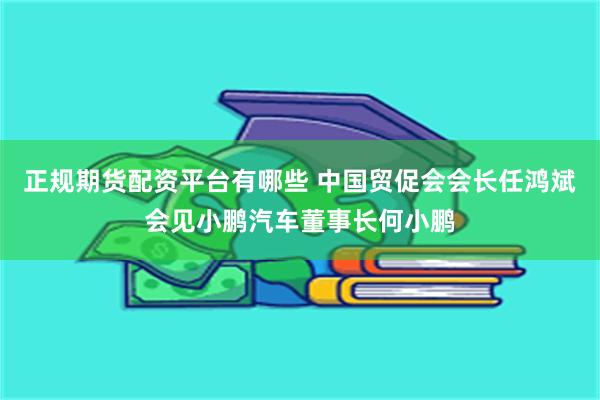 正规期货配资平台有哪些 中国贸促会会长任鸿斌会见小鹏汽车董事长何小鹏