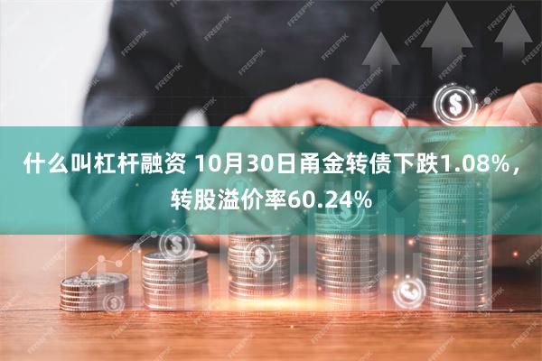 什么叫杠杆融资 10月30日甬金转债下跌1.08%，转股溢价率60.24%